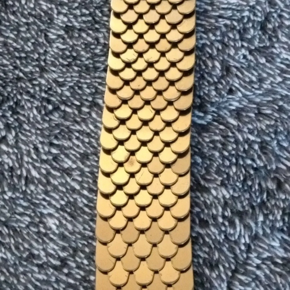 Vintage brassy gold